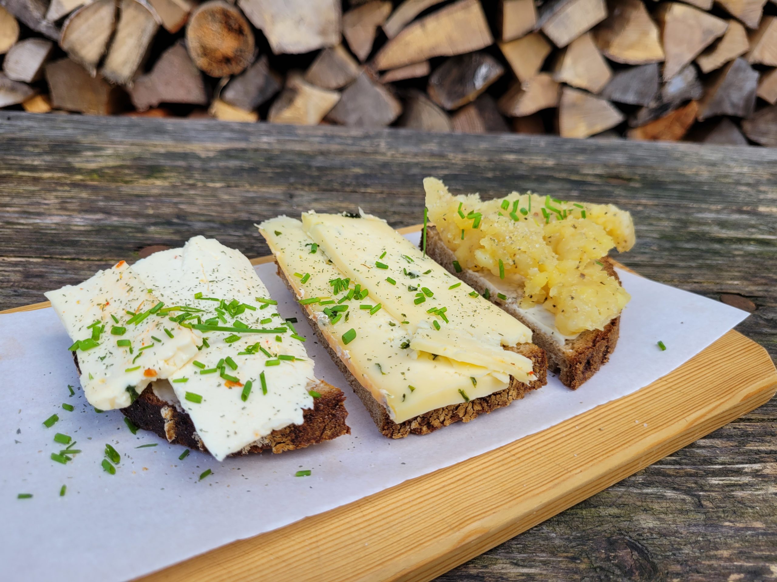 Käse auf der Mooskaser Saletalm