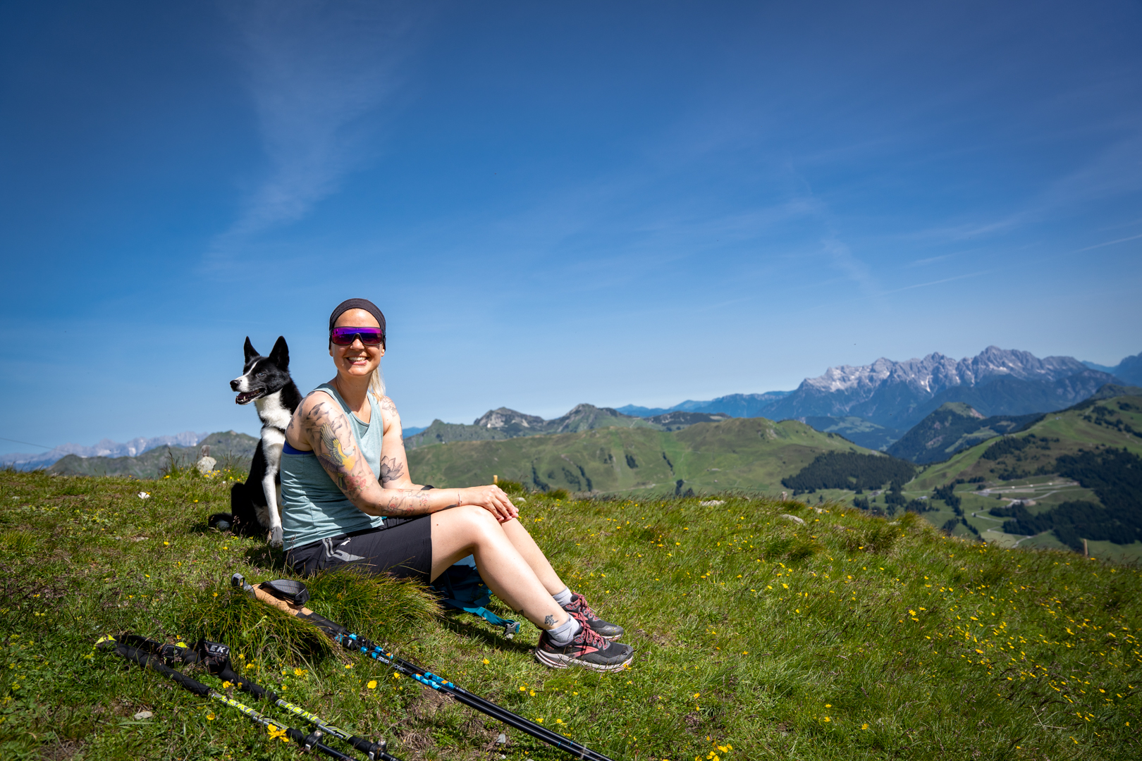 © Edith Danzer Rasten und Aussicht genießen am Hohen Penhab. 