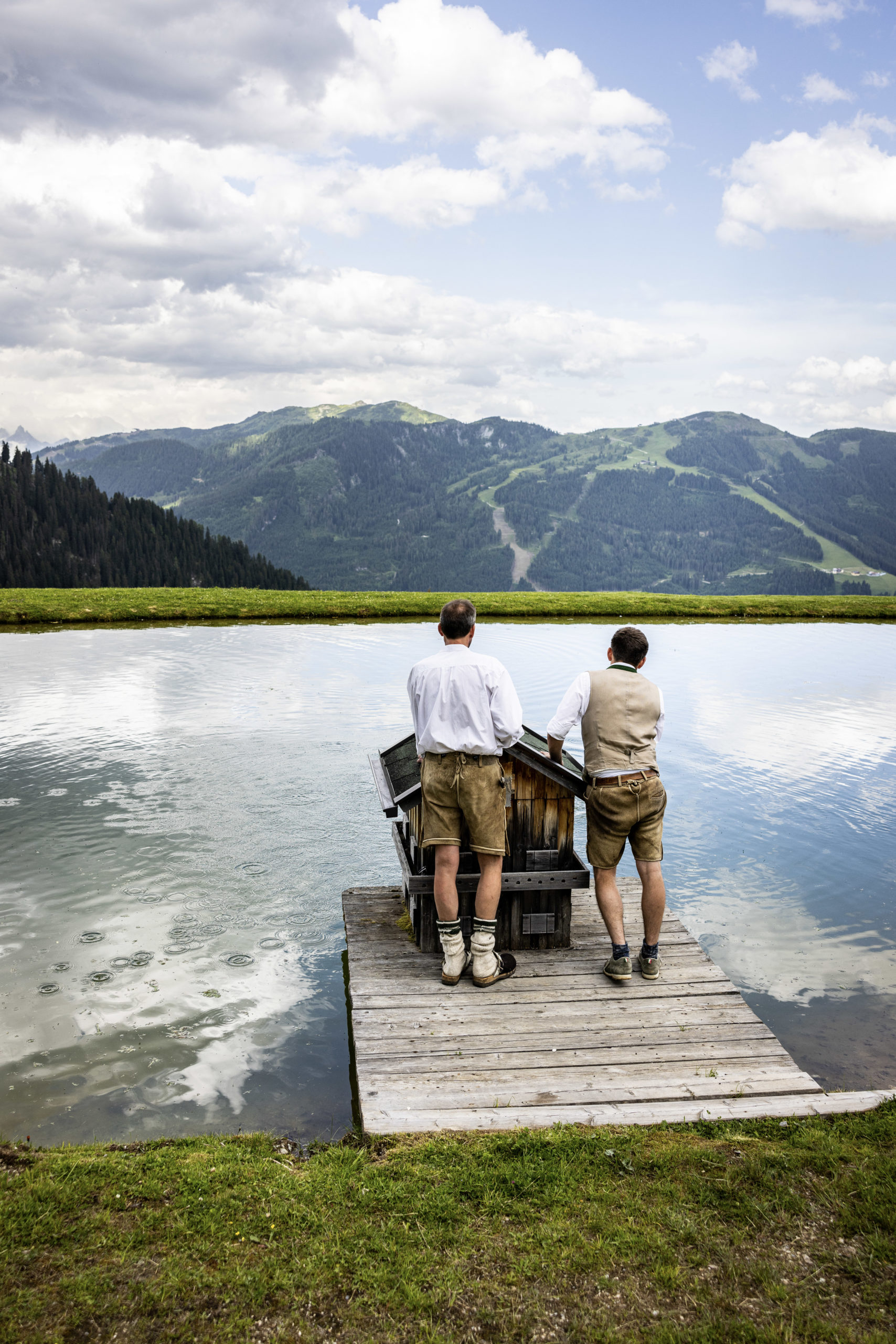 Ausblick auf Bergsee ©Christian Fischbacher 