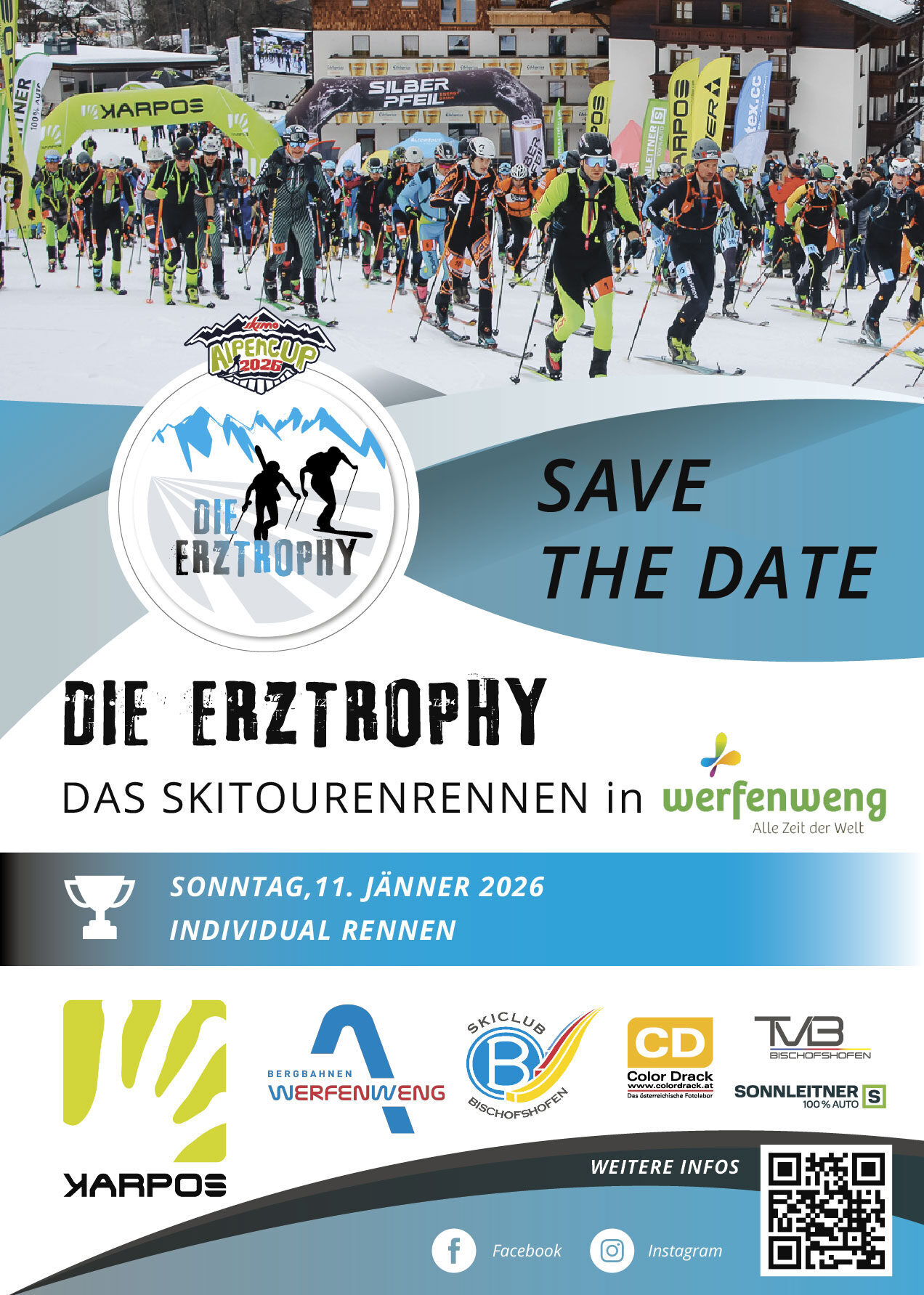 Plakat Erztrophy Skitourenrennen
