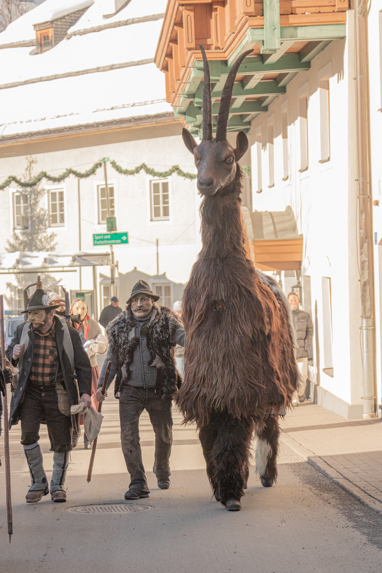 Habergoaß und Goaßführer © Christiane Pirnbacher