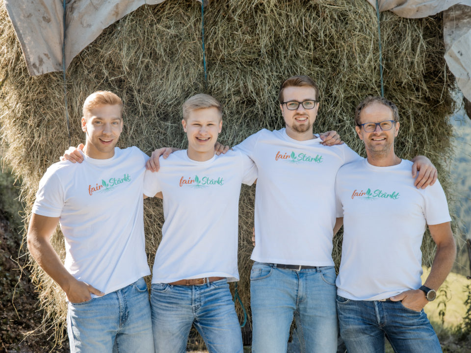 Team fairStärkt.at: Johannes Heigl, Manuel Toferer, Daniel Schneider, Stefan Schaidreiter © Elisabeth Fotografie