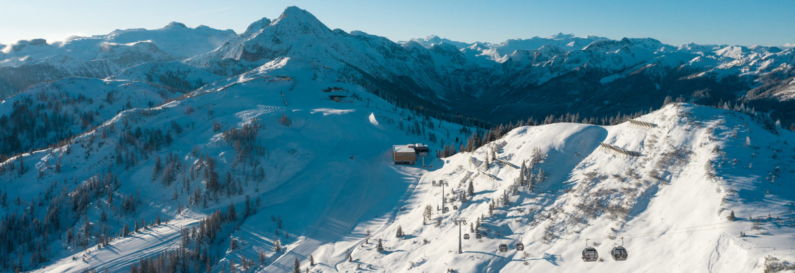 Panorama Link verbindet die Skigebiete der Weltmeister Väter © Wagrain-Kleinarl Tourismus