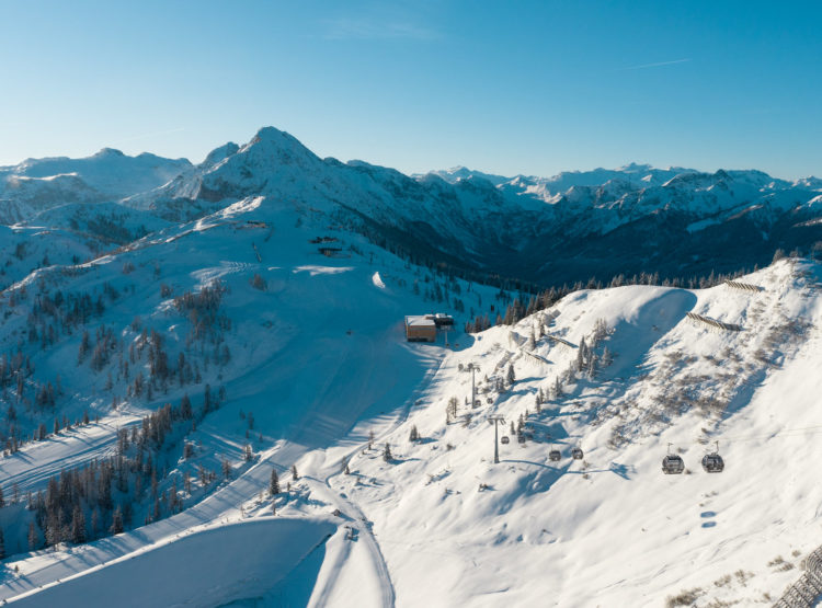 Panorama Link verbindet die Skigebiete der Weltmeister Väter © Wagrain-Kleinarl Tourismus