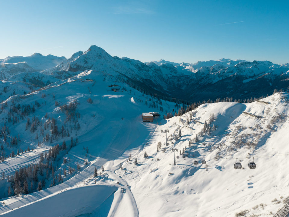 Panorama Link verbindet die Skigebiete der Weltmeister Väter © Wagrain-Kleinarl Tourismus