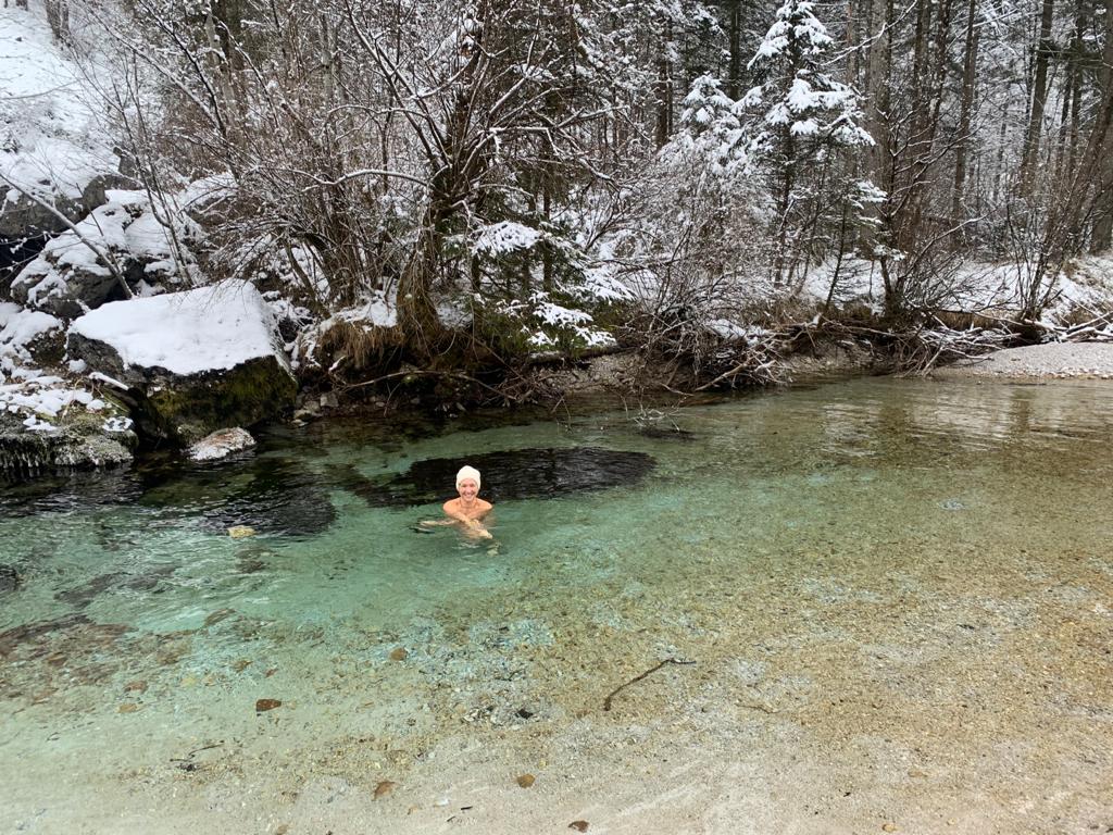 Eisbaden im Tennengau