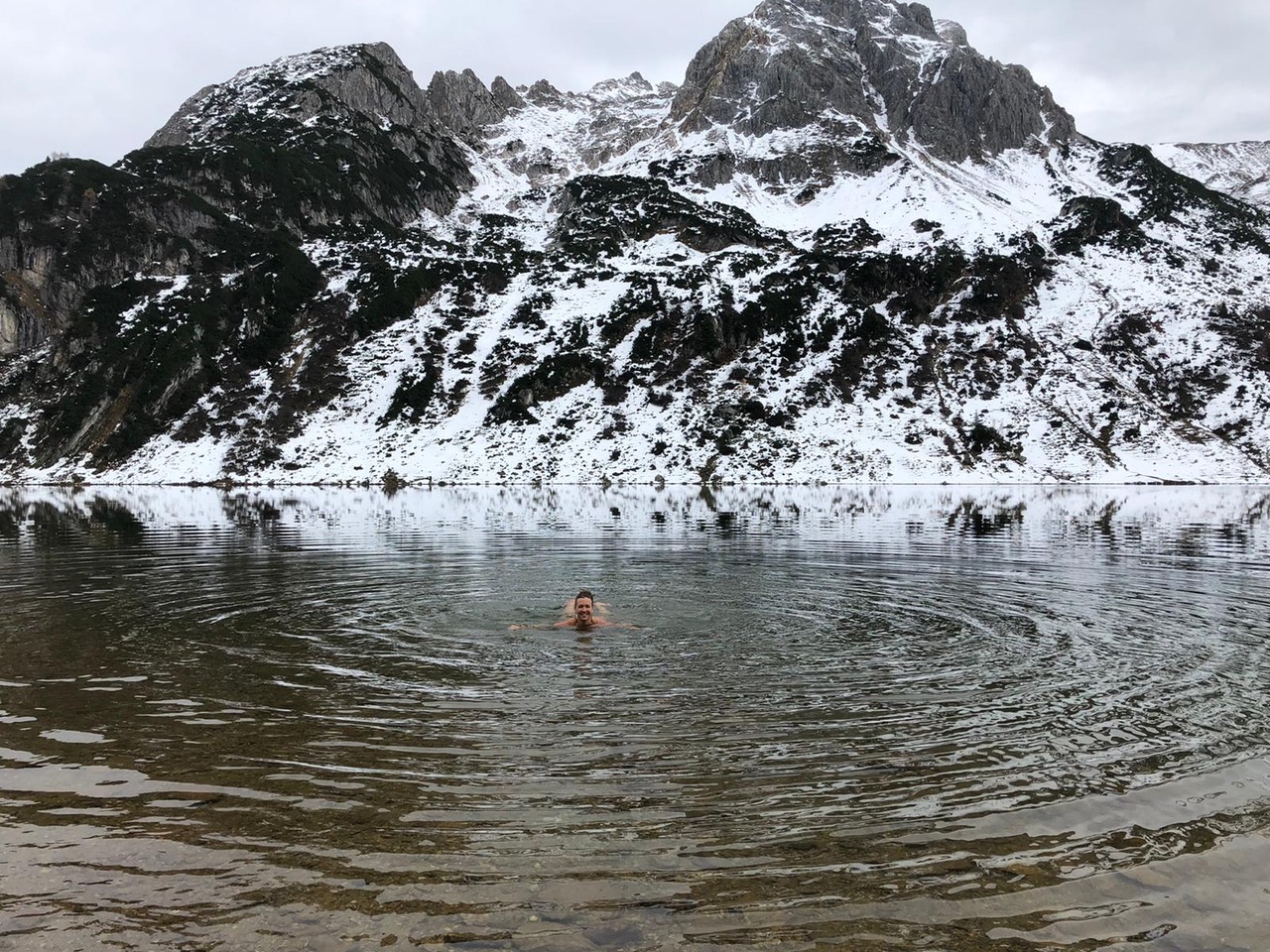 Eisbaden mit Stefanie Sommerauer