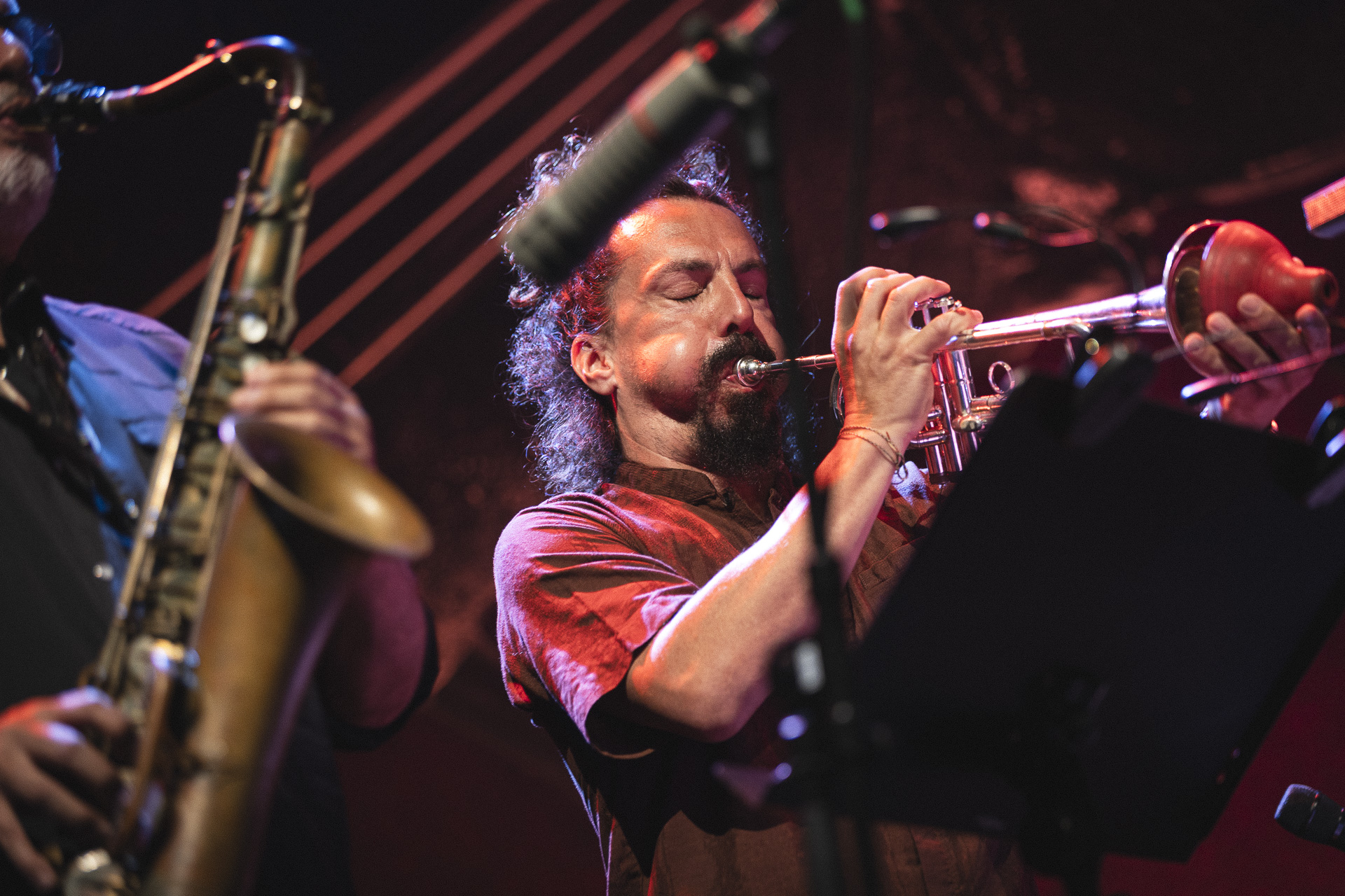 Leonhard Skorupa begeistert mit seinen Tenorsaxophon (Foto: © Michael Geißler)