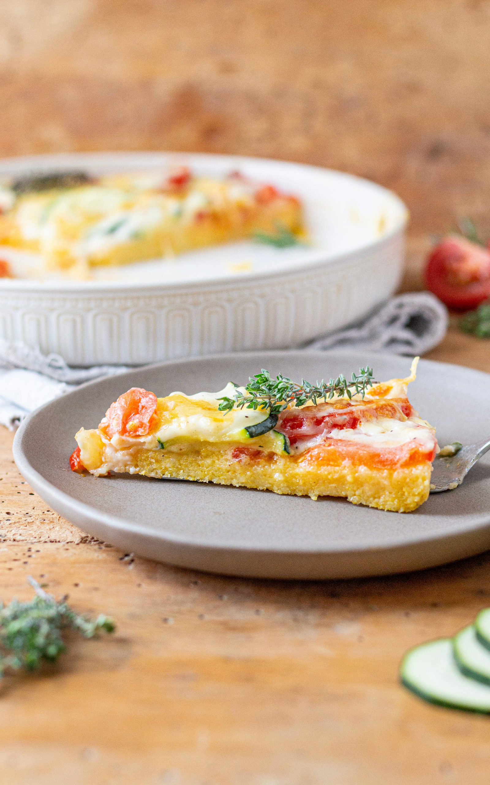 Polenta-Gemüse-Quiche