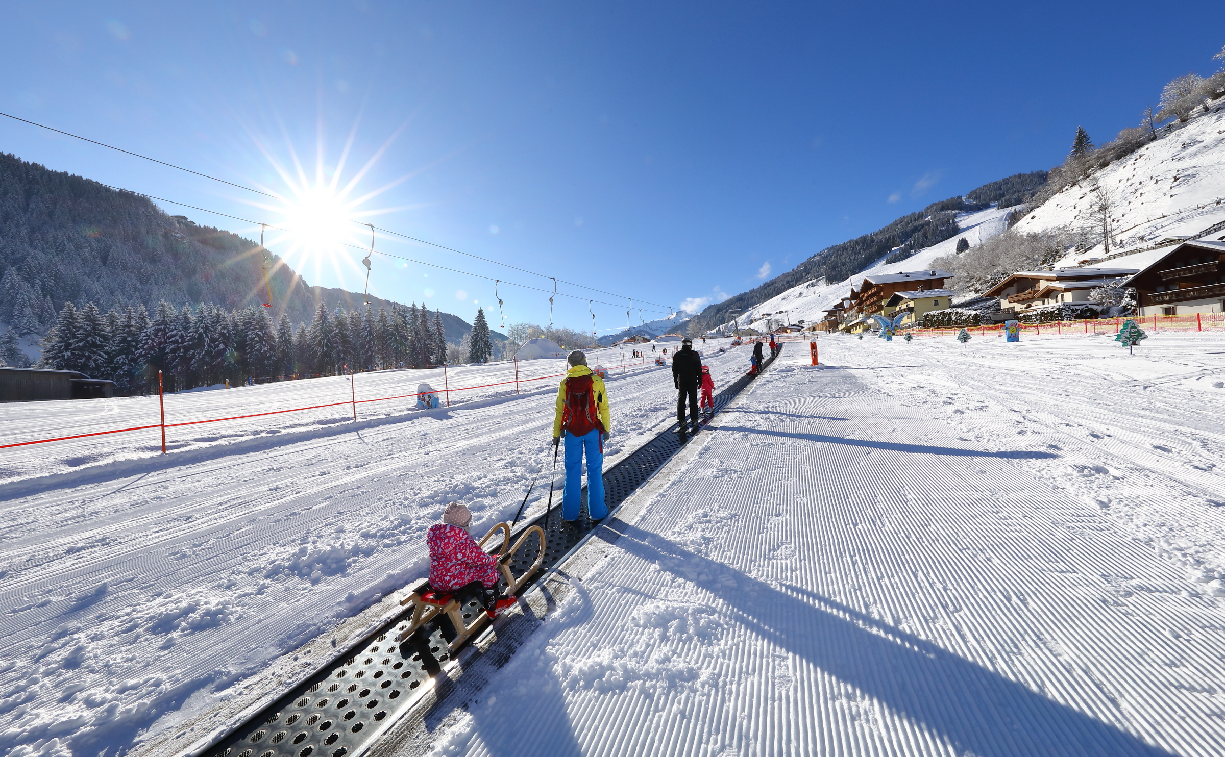 Zauberteppich für Skifahrer und Schneeliebhaber © www.grossarltal.info