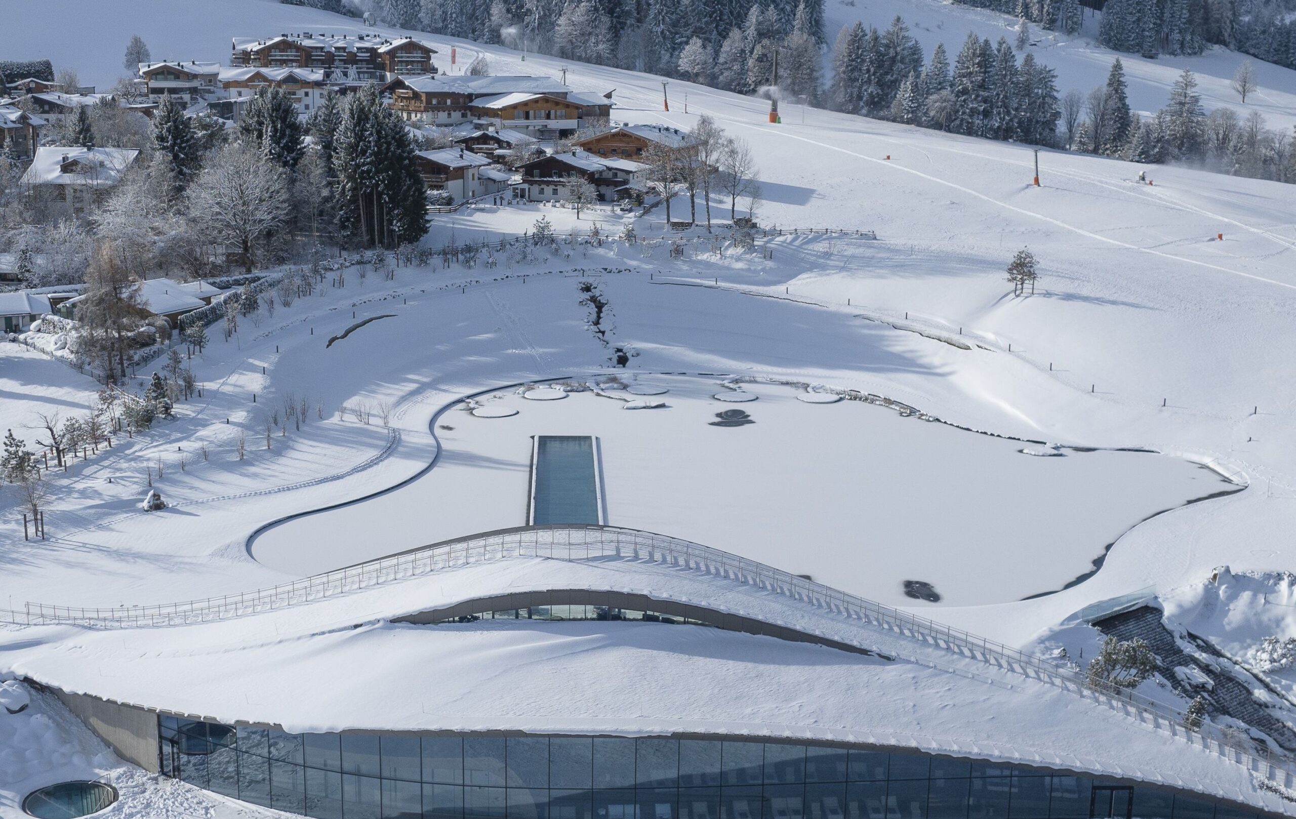 Direkt an der Piste