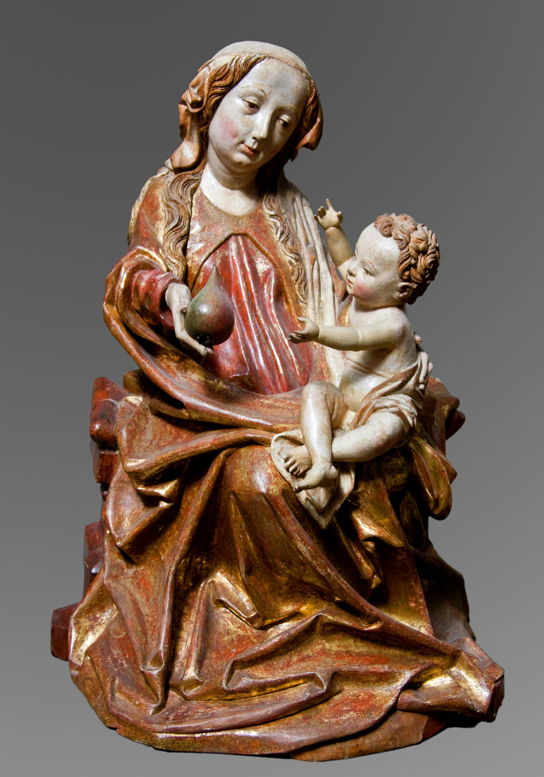 Thronende Madonna mit Kind
Umkreis Michael Pachers, 
um 1495-1500 
 
© Dommuseum Salzburg/J. 
Kral