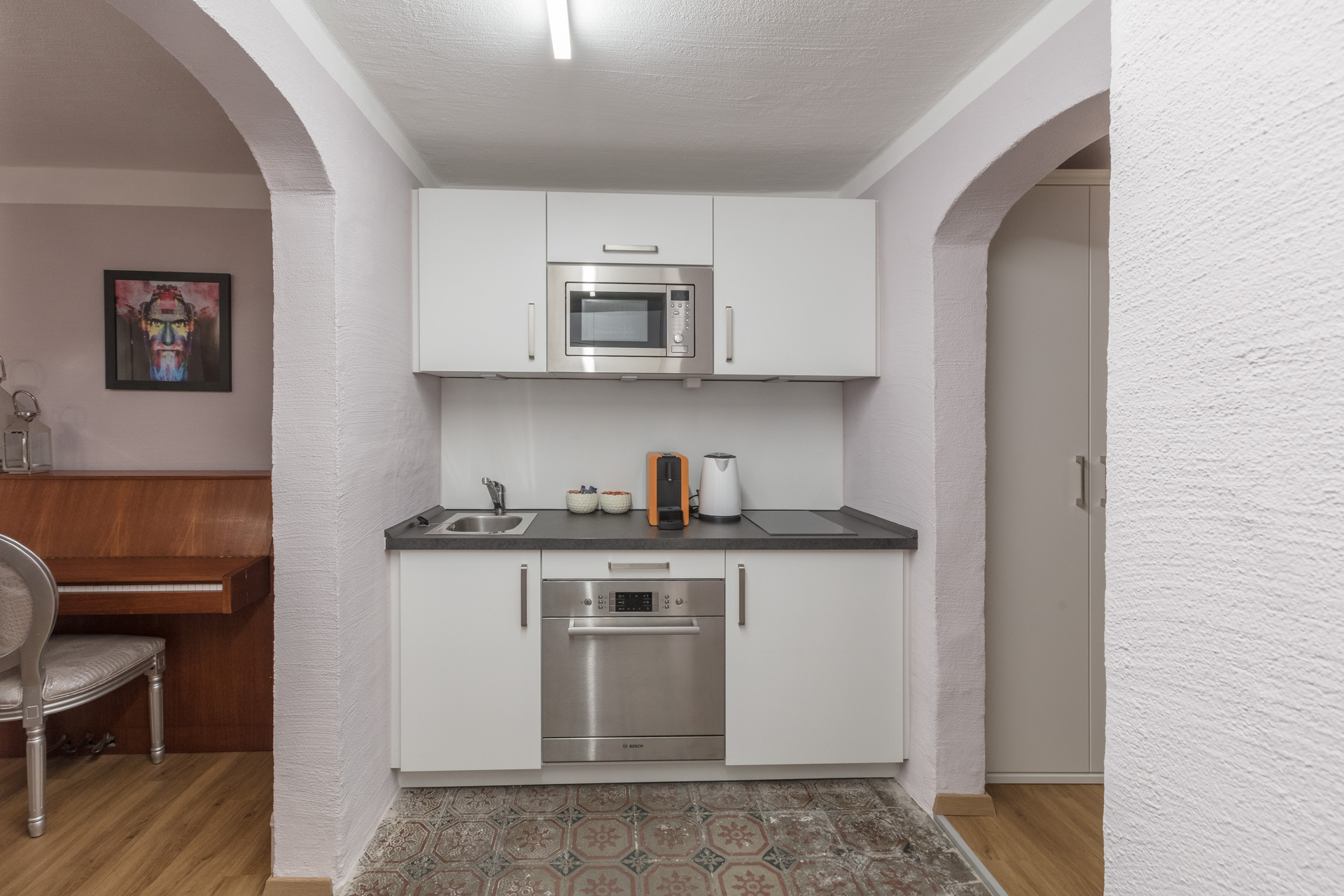Alle Apartments sind mit einer Küche ausgestattet.