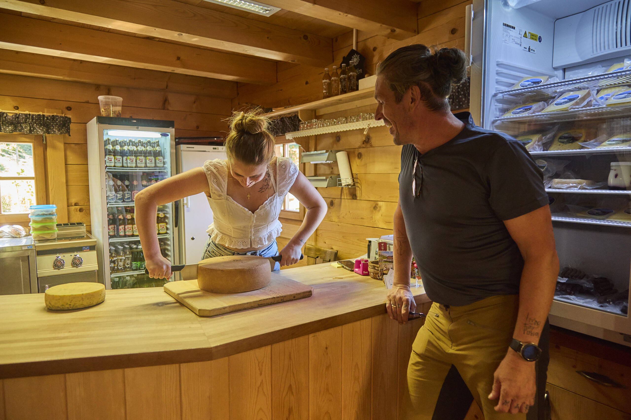 © Daniel Roos Fotografie Frisch vom Käsekeller der Kalbrunnalm. 