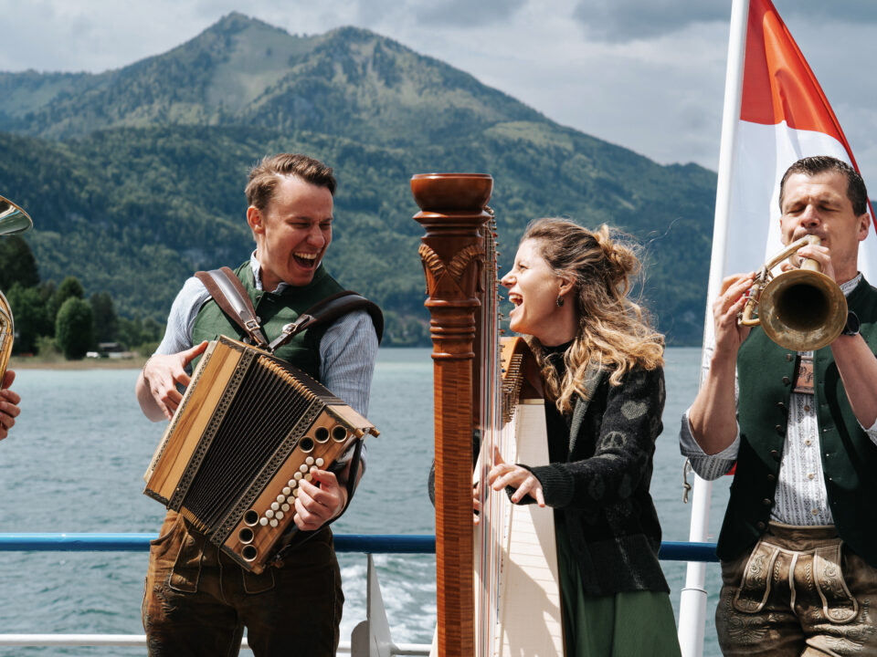 Wolfgangsee Schiff WüdaraMusi © Anklang.cc