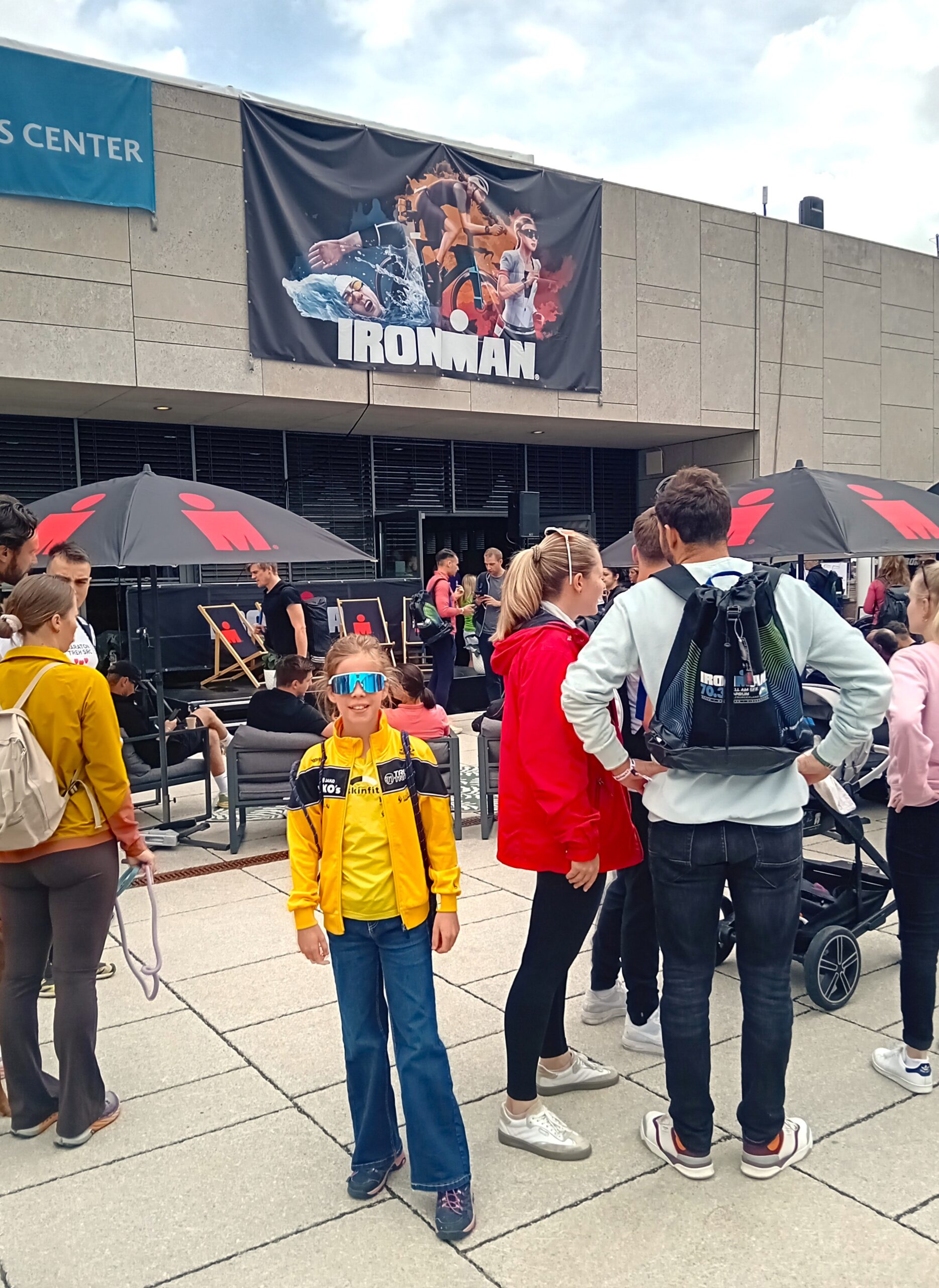 Emilia genoss schon vor ihrem Bewerb die tolle Stimmung. ©Privat