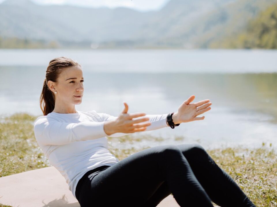 Pilatesflows-Instruktorin © Anna Maria Ebner