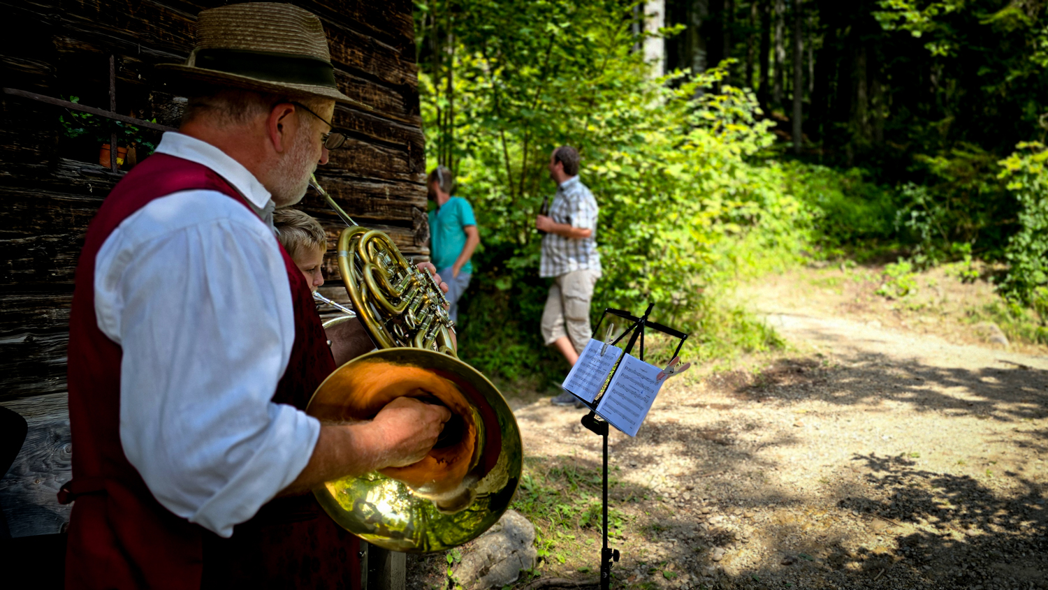 Musik beim Mühlenfest Ebenau Plötz © Melanie Deisl