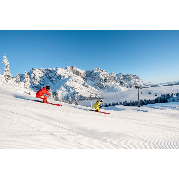 Skizauber auf Schiene