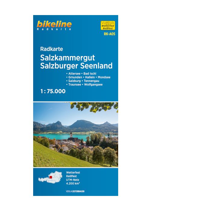 Bikeline Radkarte- Salzkammergut, Salzburger Seenland