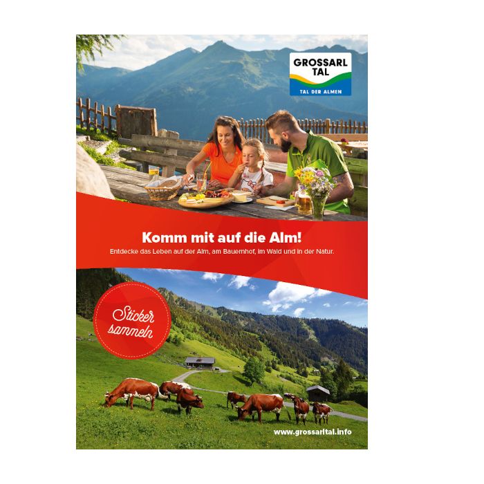 Grossarltal Alm-Stickerheft