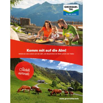 Grossarltal Alm-Stickerheft