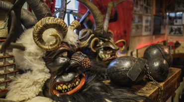 Gasteiner Krampusköpfe von Clemens Hübsch