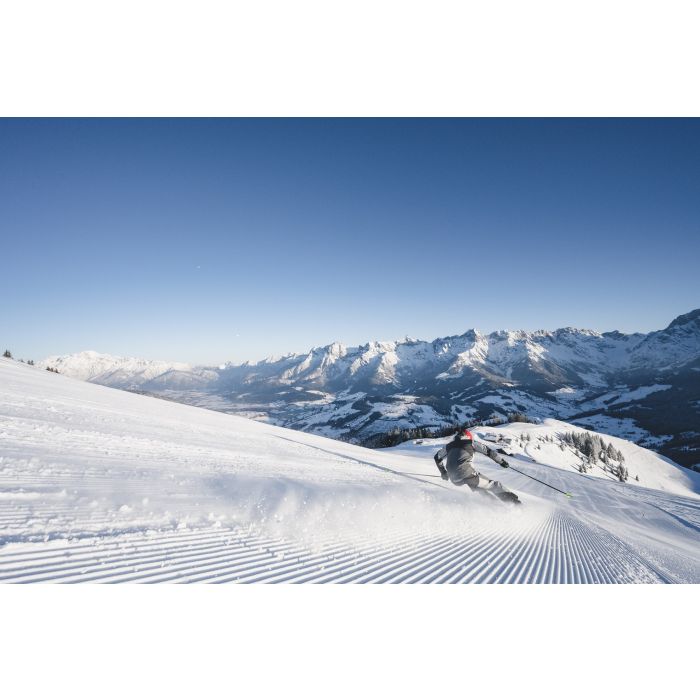 Skizauber auf Schiene