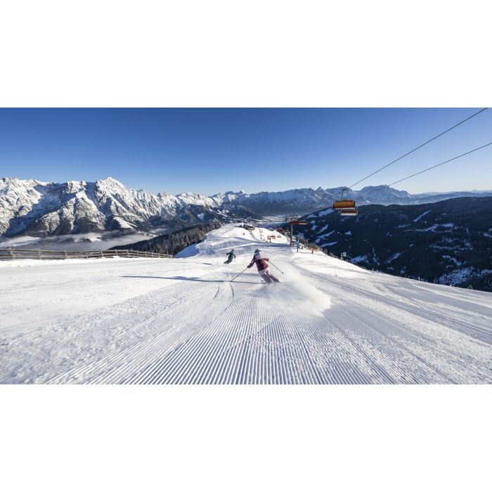Autofreies Ski Erlebnis