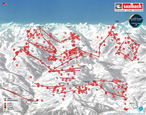 Skicircus Saalbach Hinterglemm Leogang Fieberbrunn