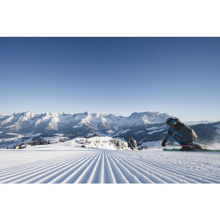 Skizauber auf Schiene